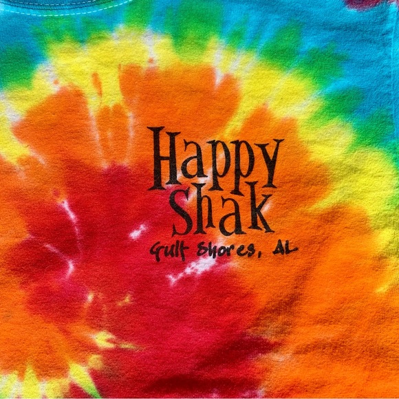 B & L’s Happy Shak Classic Tie Dye Tee 🌈 Gulf Shores, Alabama 🌈 circa 2006 - Picture 5 of 14